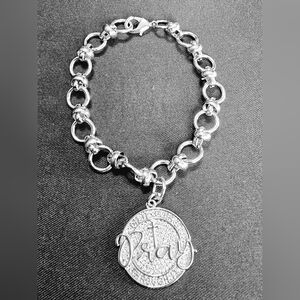 Silver Pray Bracelet